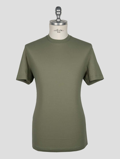 Kired Green Cotton T-Shirt