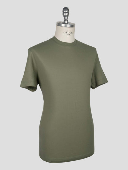 Kired Green Cotton T-Shirt