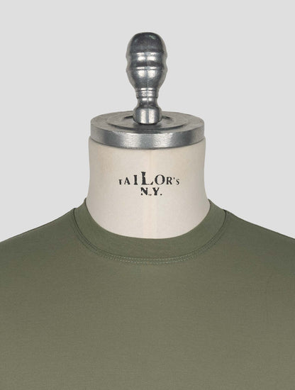 Kired Green Cotton T-Shirt