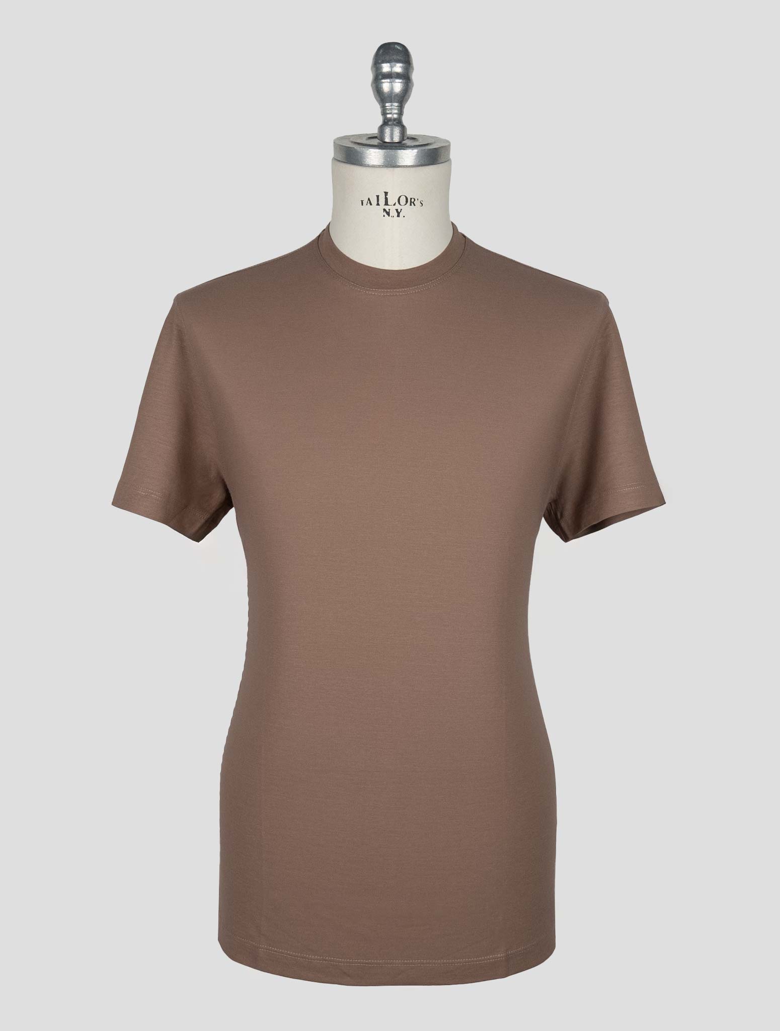 Kired Brown Cotton T-Shirt