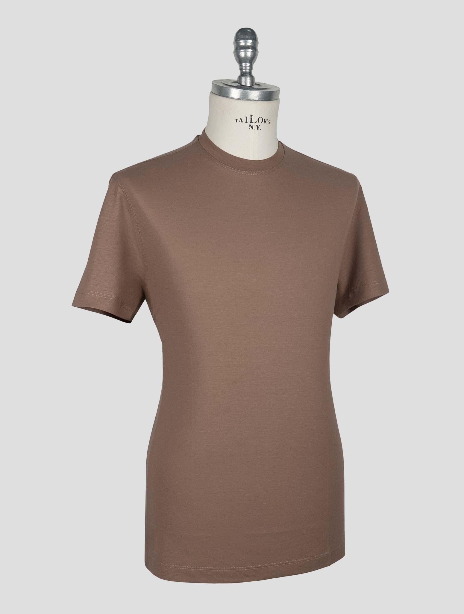 Kired Brown Cotton T-Shirt
