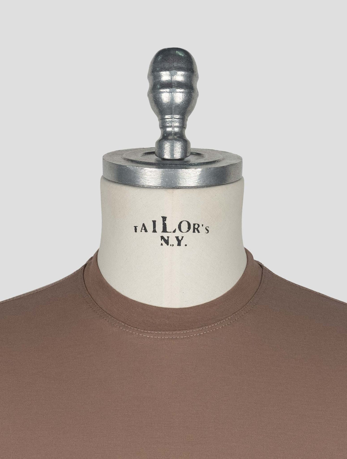 Kired Brown Cotton T-Shirt