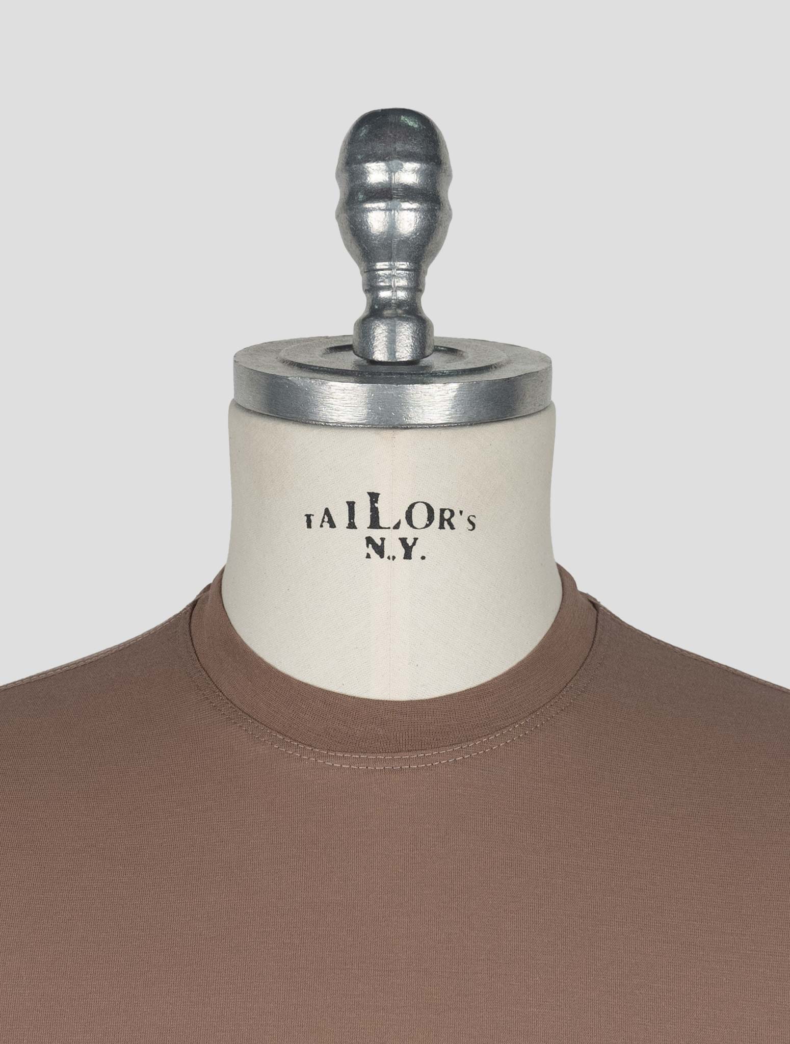 Kired Brown Cotton T-Shirt