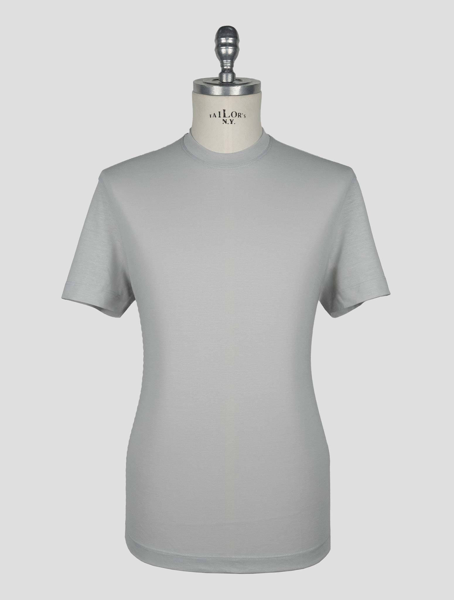 Kired Gray Cotton T-Shirt