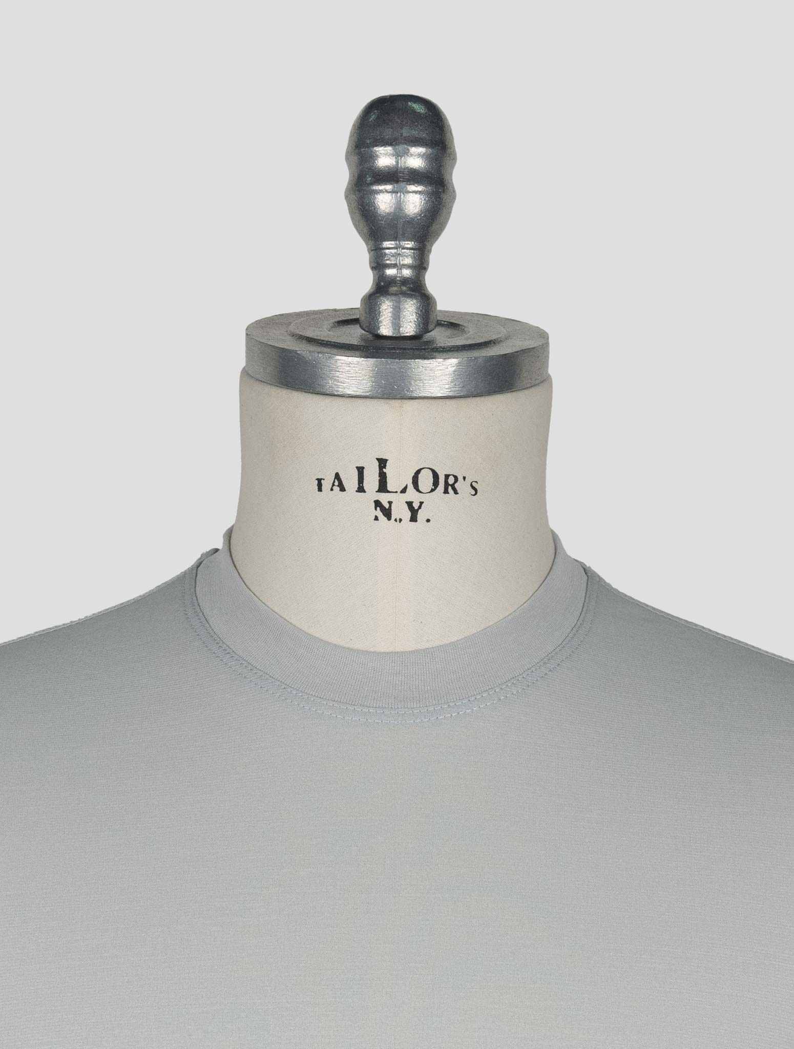 Kired Gray Cotton T-Shirt