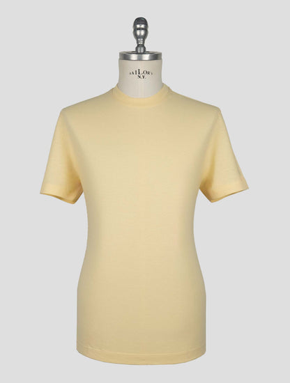 Kired Yellow Cotton T-Shirt