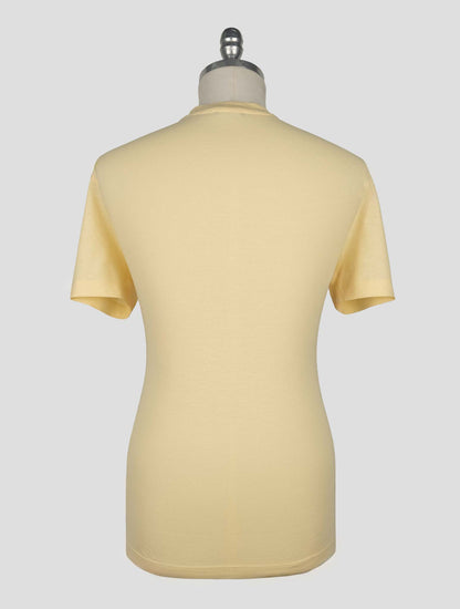 Kired Yellow Cotton T-Shirt