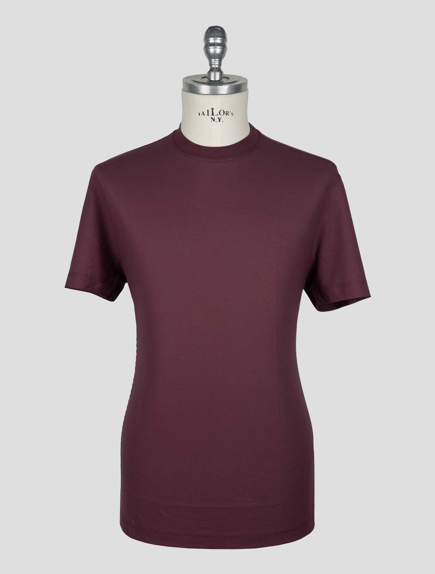 Kired Burgundy Cotton T-Shirt