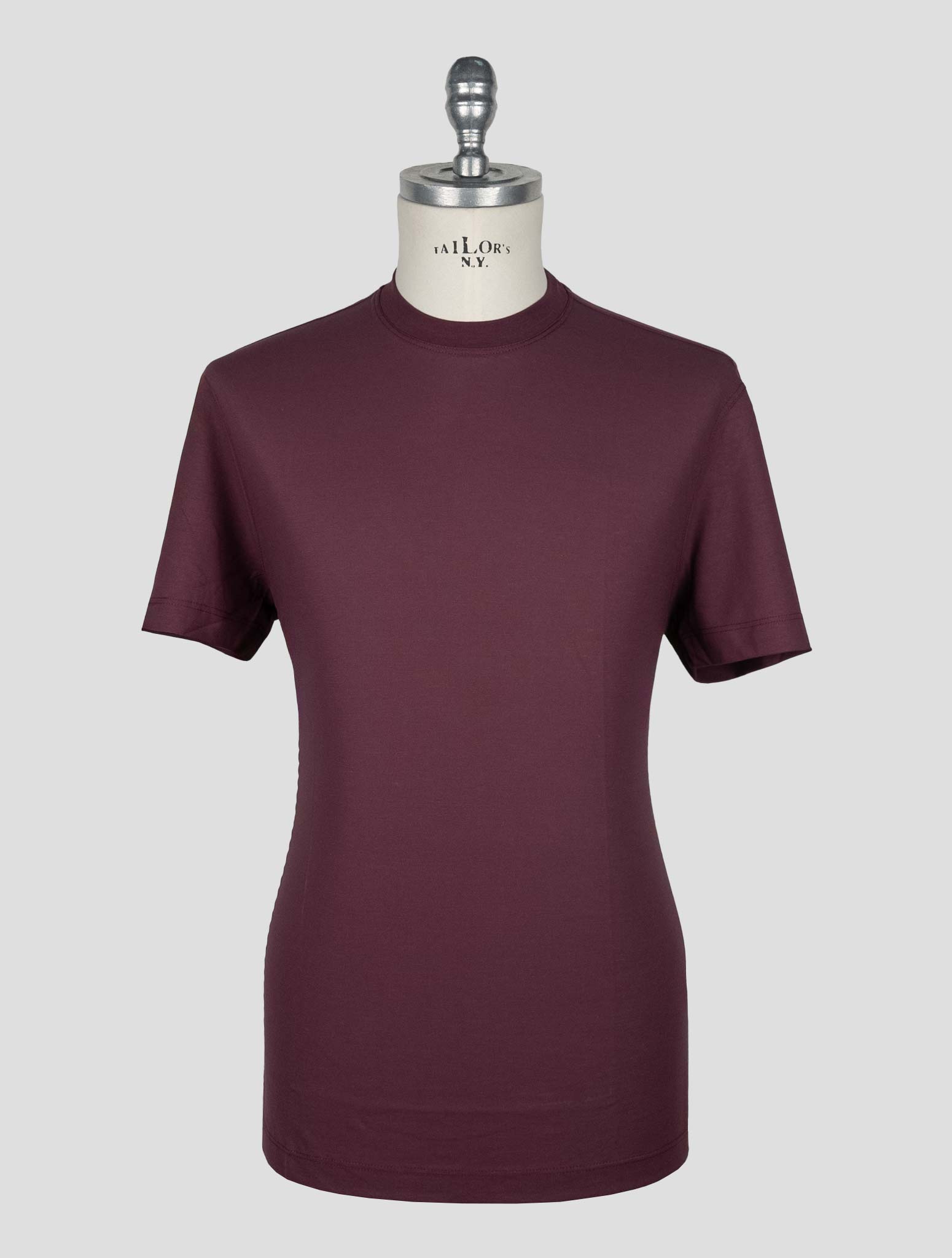 Kired Burgundy Cotton T-Shirt