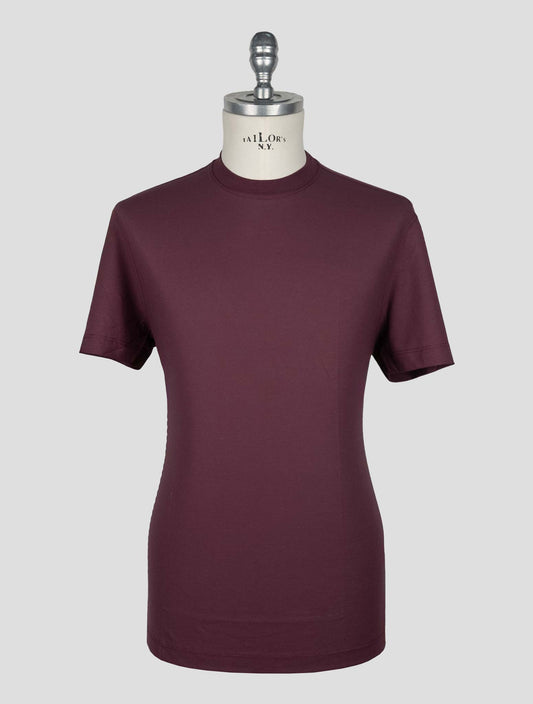Kired Burgundy Cotton T-Shirt