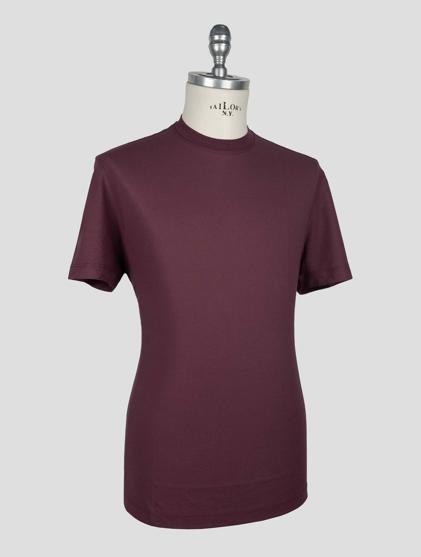 Kired Burgundy Cotton T-Shirt