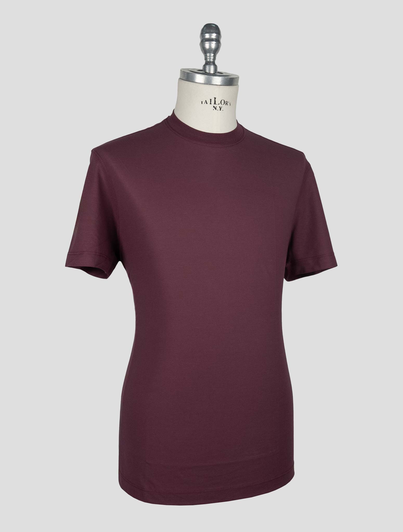 Kired Burgundy Cotton T-Shirt