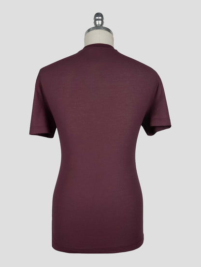 Kired Burgundy Cotton T-Shirt