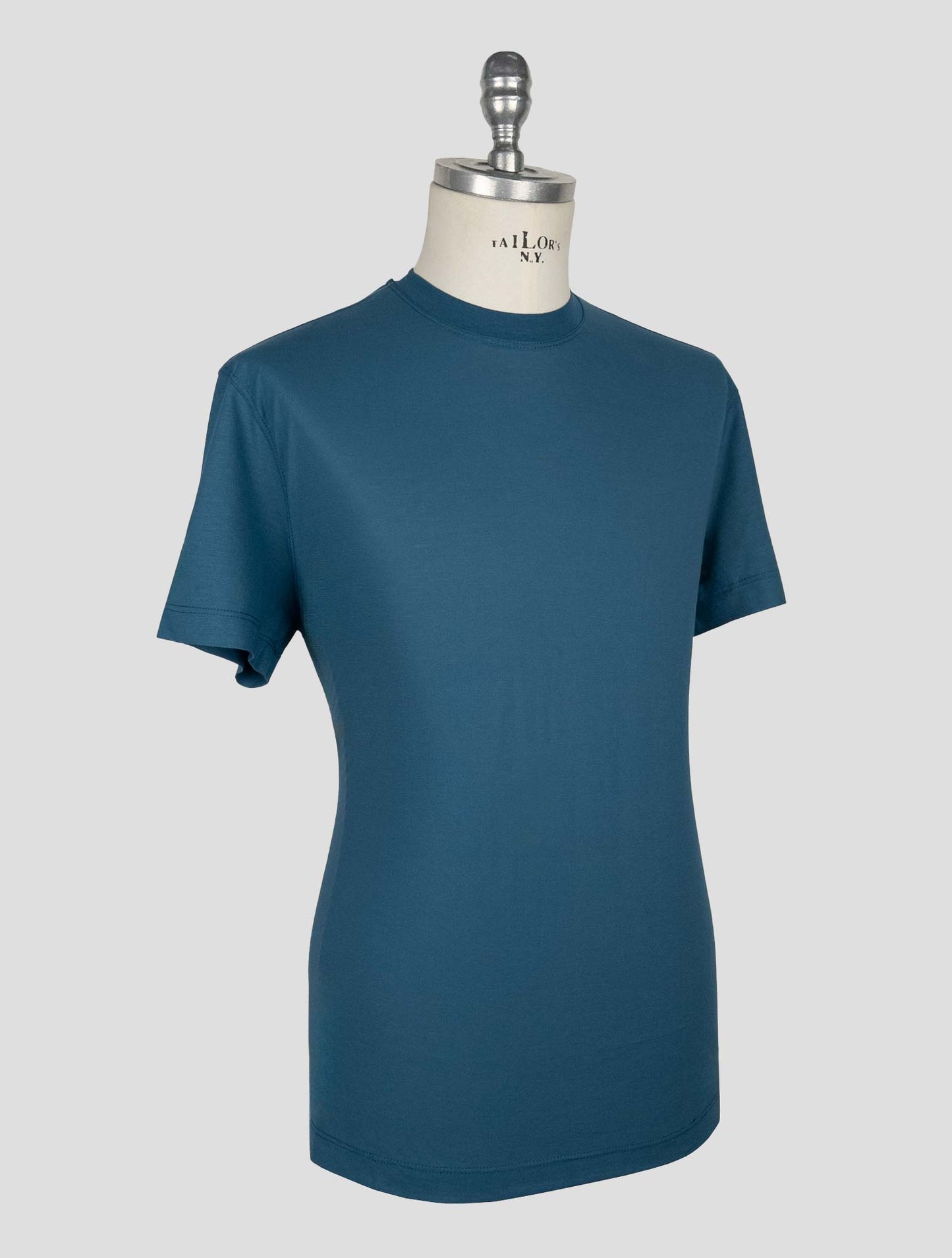 Kired Blue Cotton T-Shirt