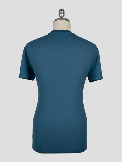 Kired Blue Cotton T-Shirt