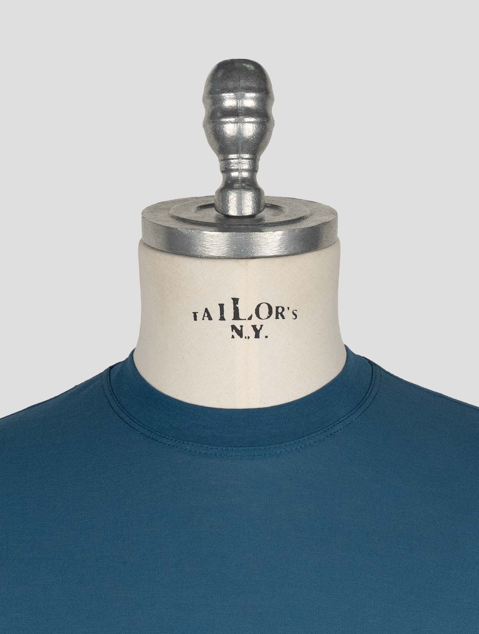 Kired Blue Cotton T-Shirt