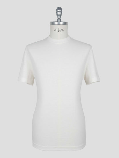 Kired White Cotton T-Shirt