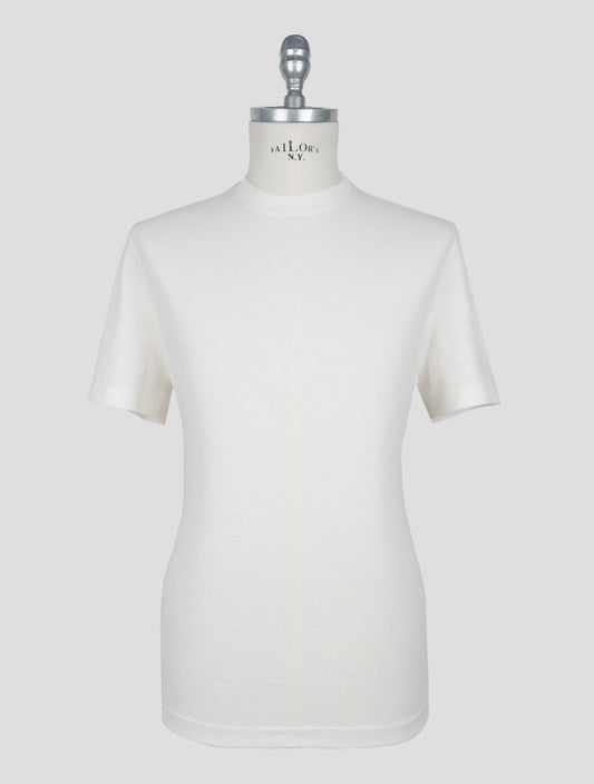 Kired White Cotton T-Shirt