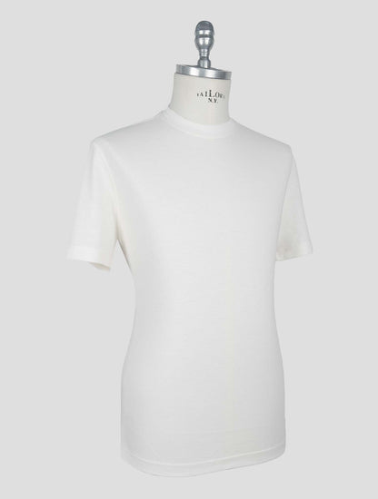 Kired White Cotton T-Shirt