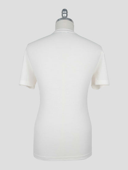 Kired White Cotton T-Shirt