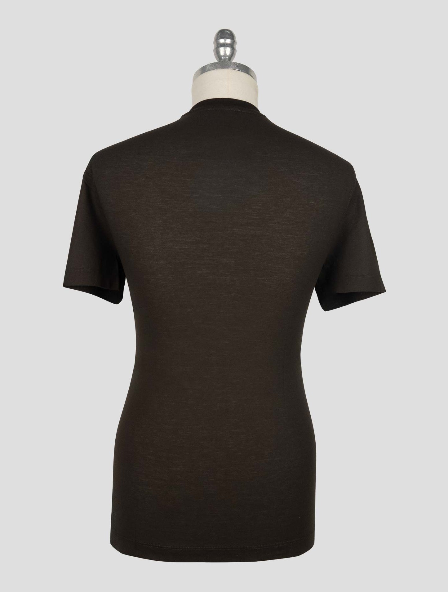 Kired Dark Brown Cotton T-Shirt
