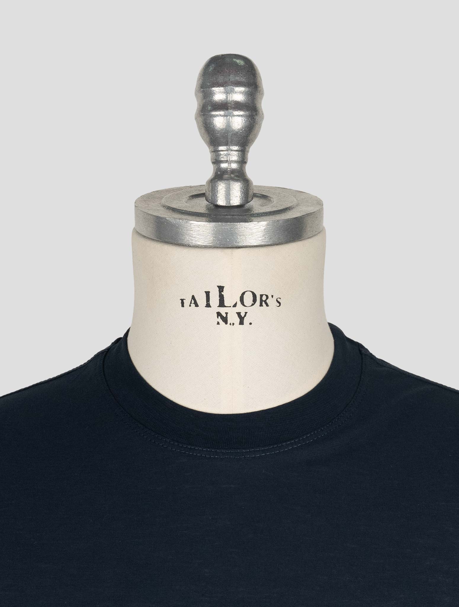 Kired Dark Blue Cotton T-Shirt