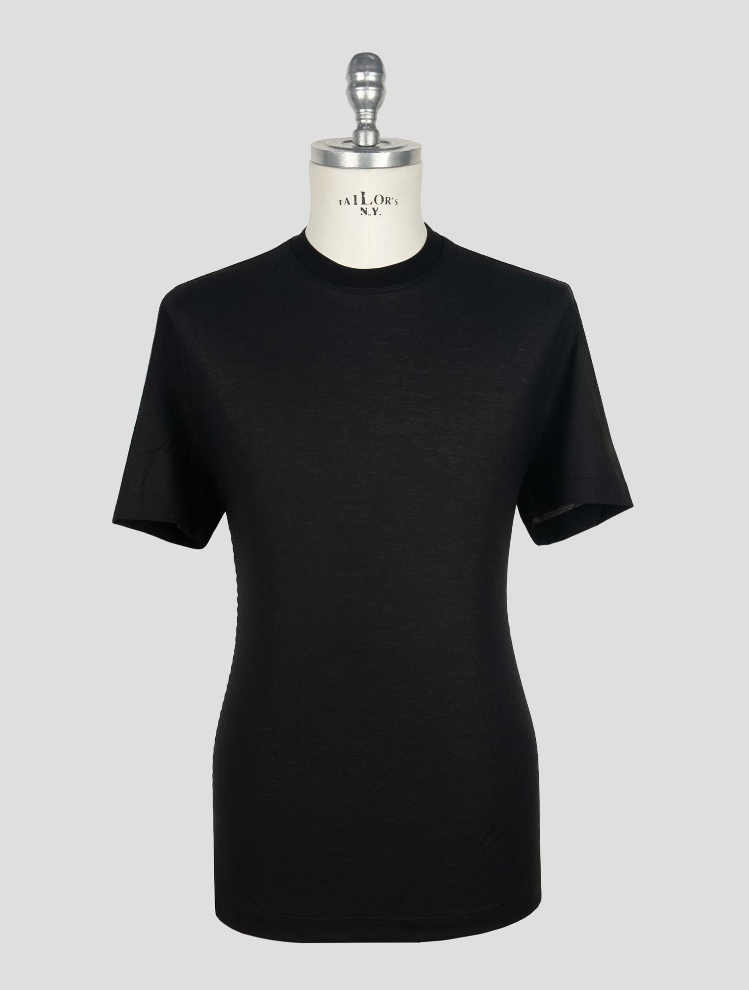 Kired Black Cotton T-Shirt