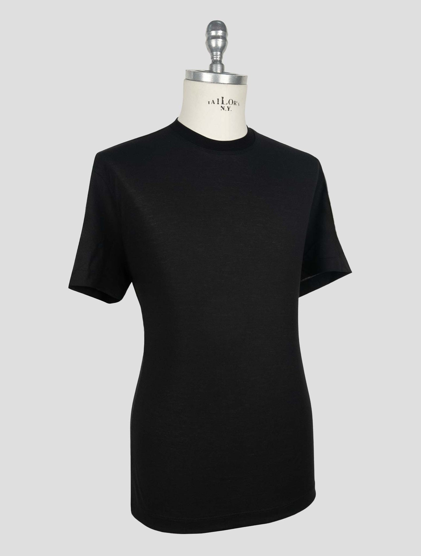 Kired Black Cotton T-Shirt