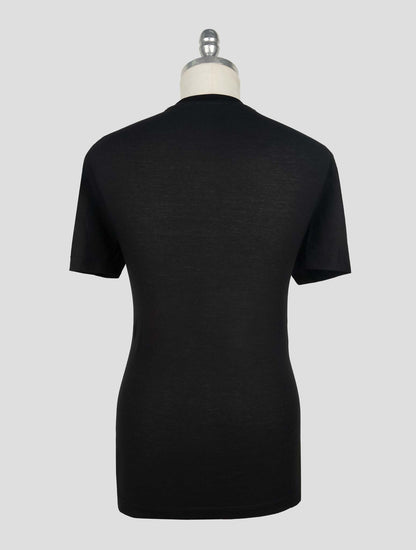 Kired Black Cotton T-Shirt