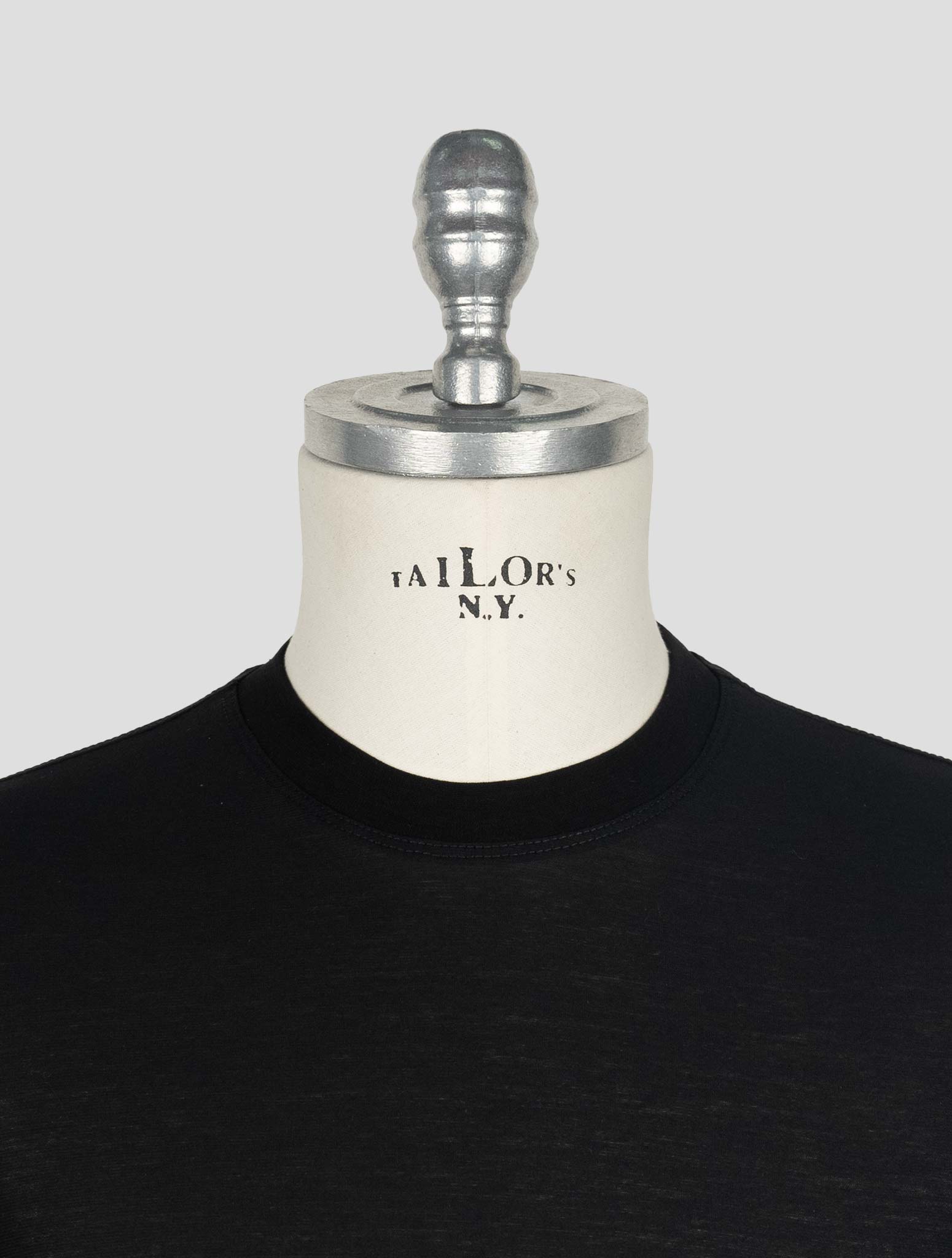 Kired Black Cotton T-Shirt