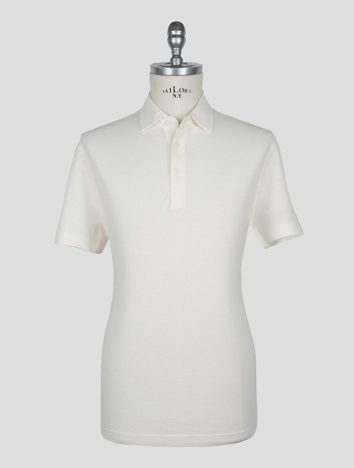 Kired White Cotton Polo