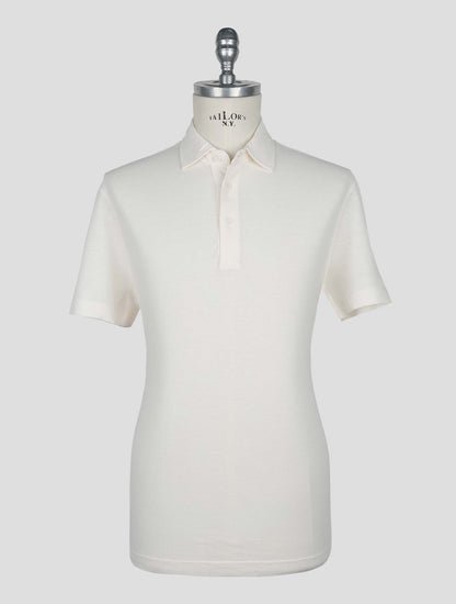 Kired White Cotton Polo