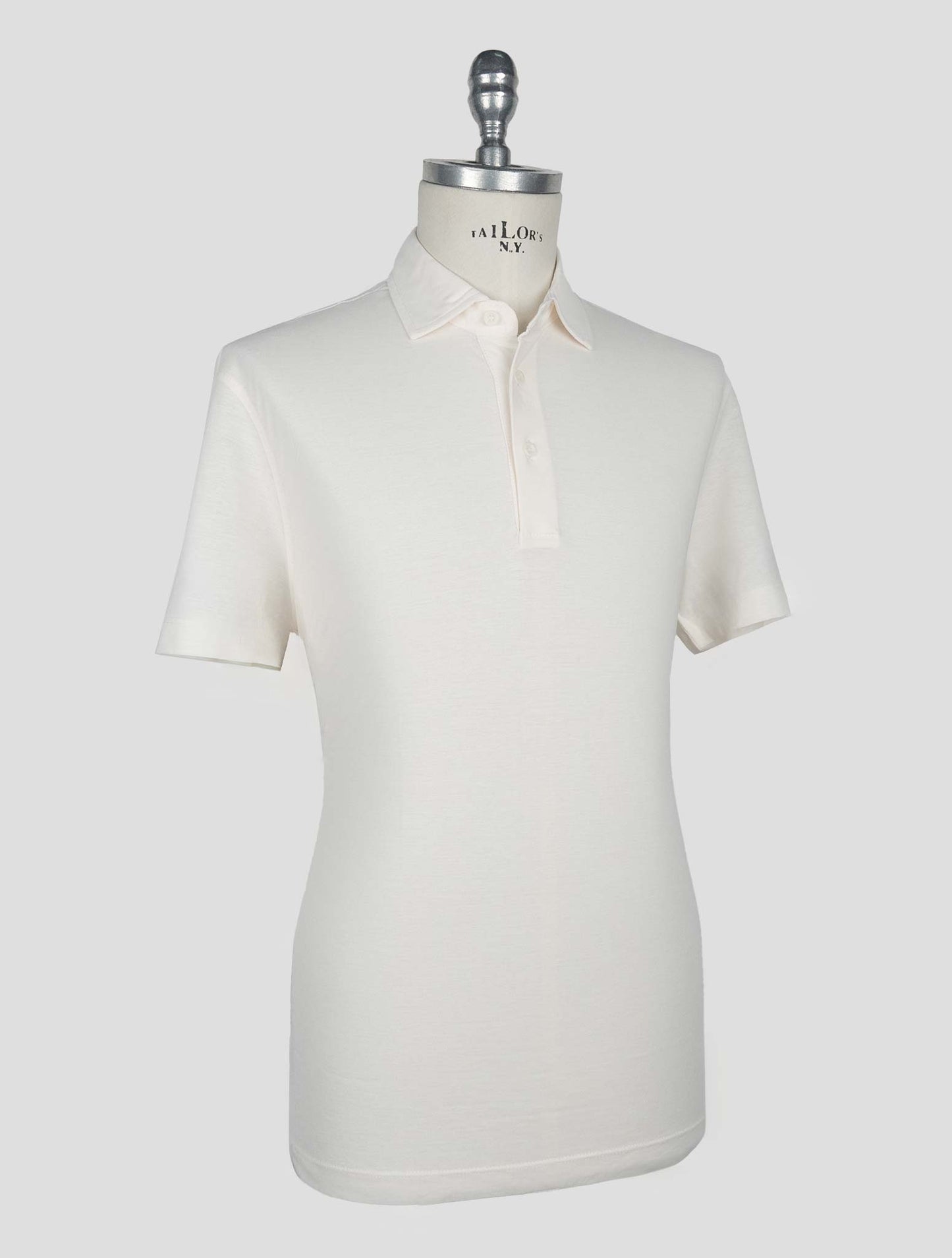 Kired White Cotton Polo