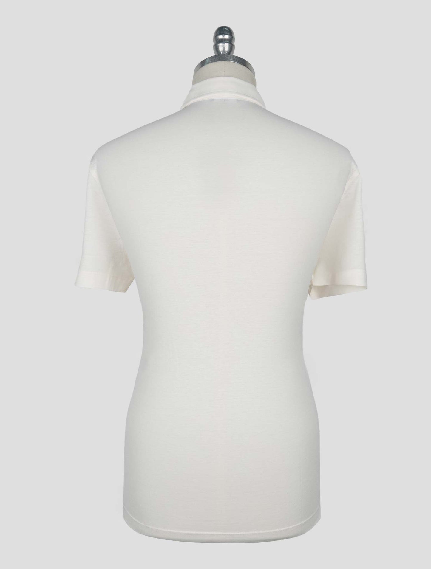 Kired White Cotton Polo