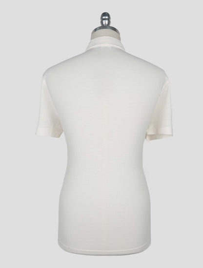 Kired White Cotton Polo