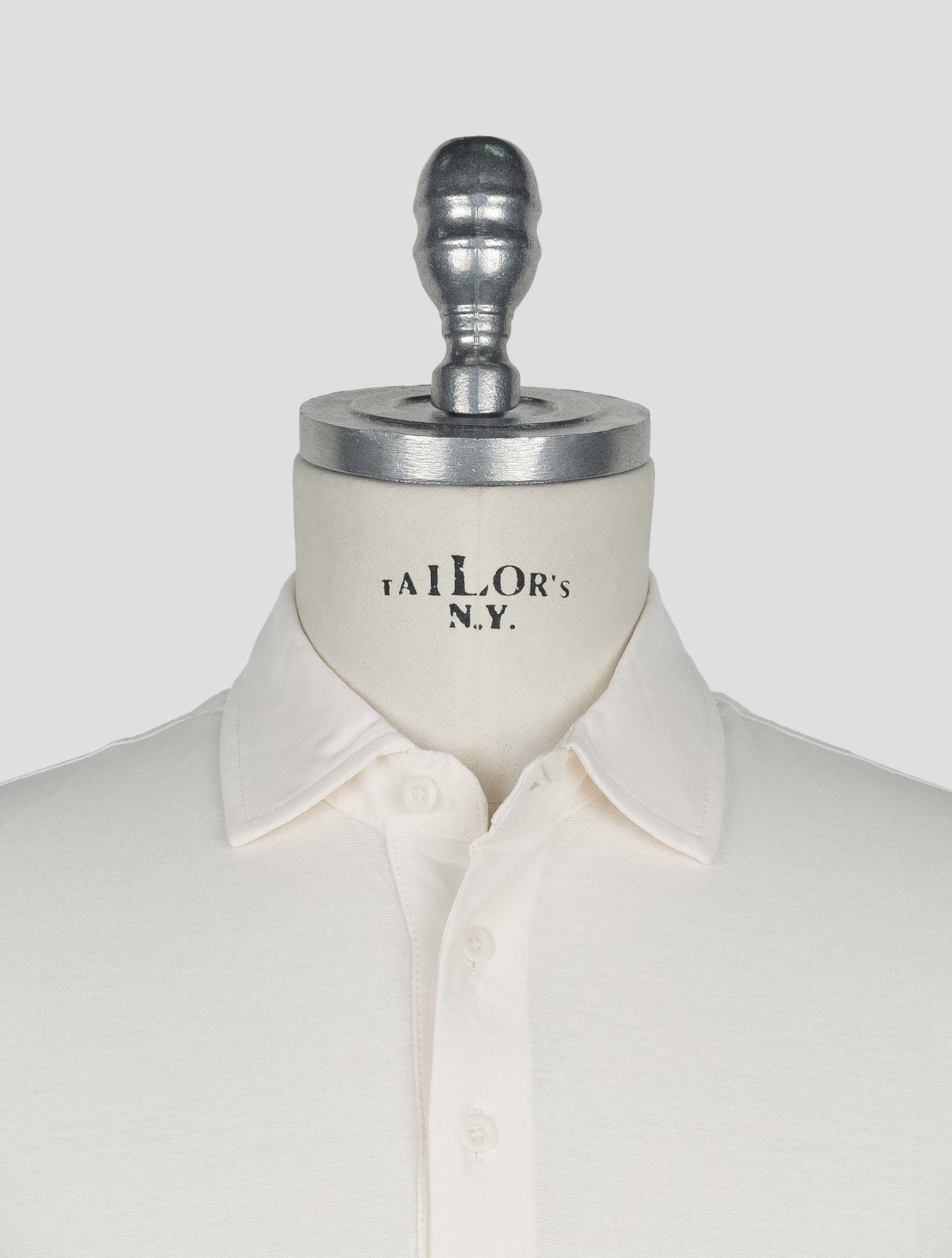 Kired White Cotton Polo