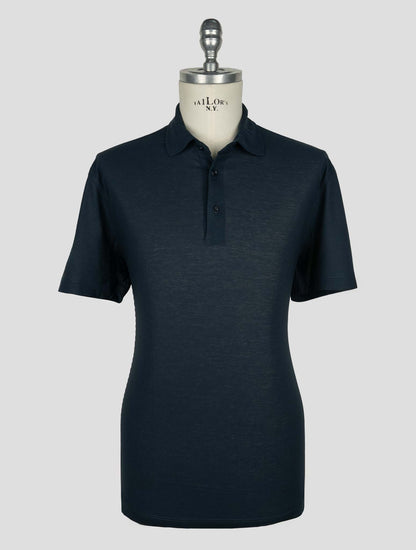 Kired Dark Blue Cotton Polo