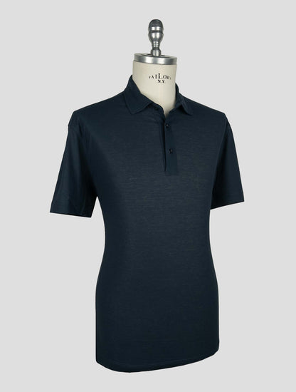 Kired Dark Blue Cotton Polo