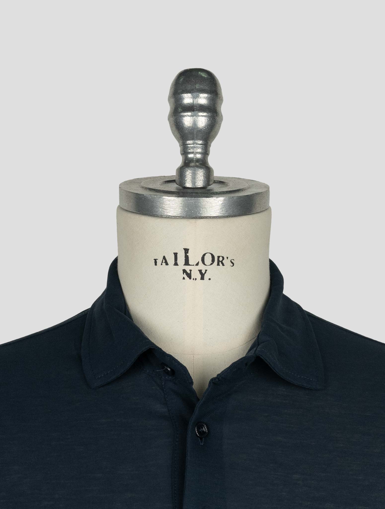 Kired Dark Blue Cotton Polo