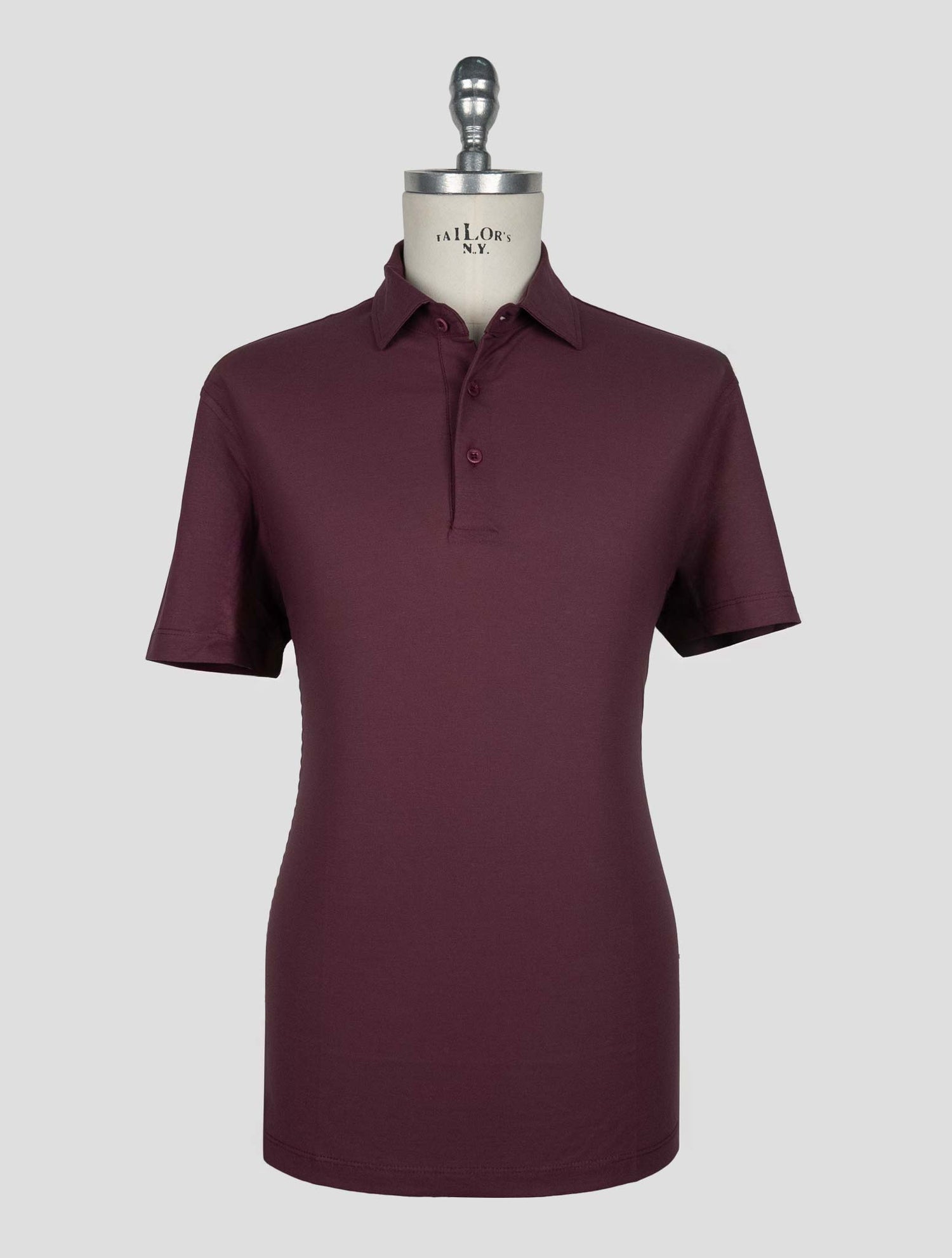Kired  Burgundy Cotton Polo