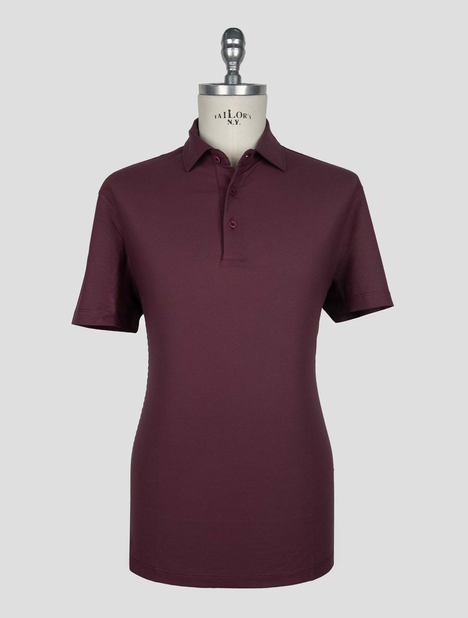 Kired  Burgundy Cotton Polo
