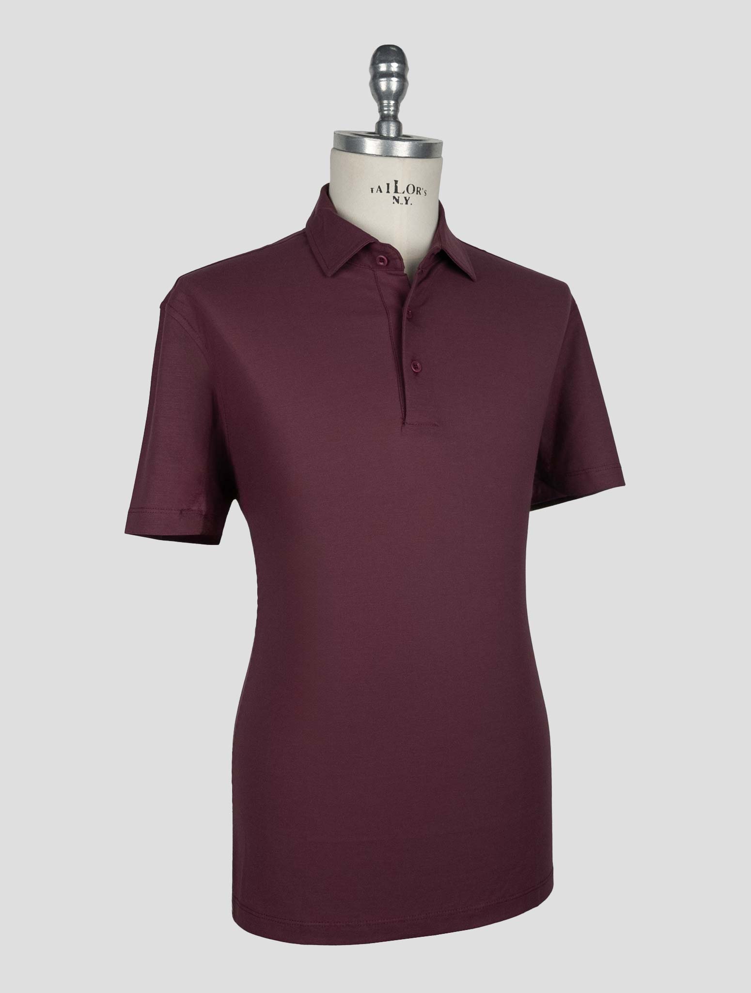 Kired  Burgundy Cotton Polo
