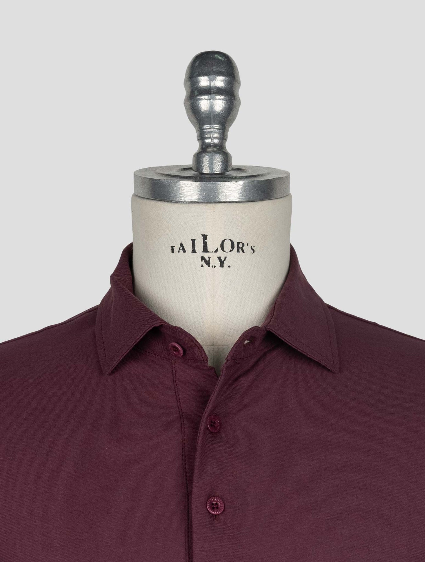 Kired  Burgundy Cotton Polo