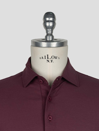 Kired  Burgundy Cotton Polo