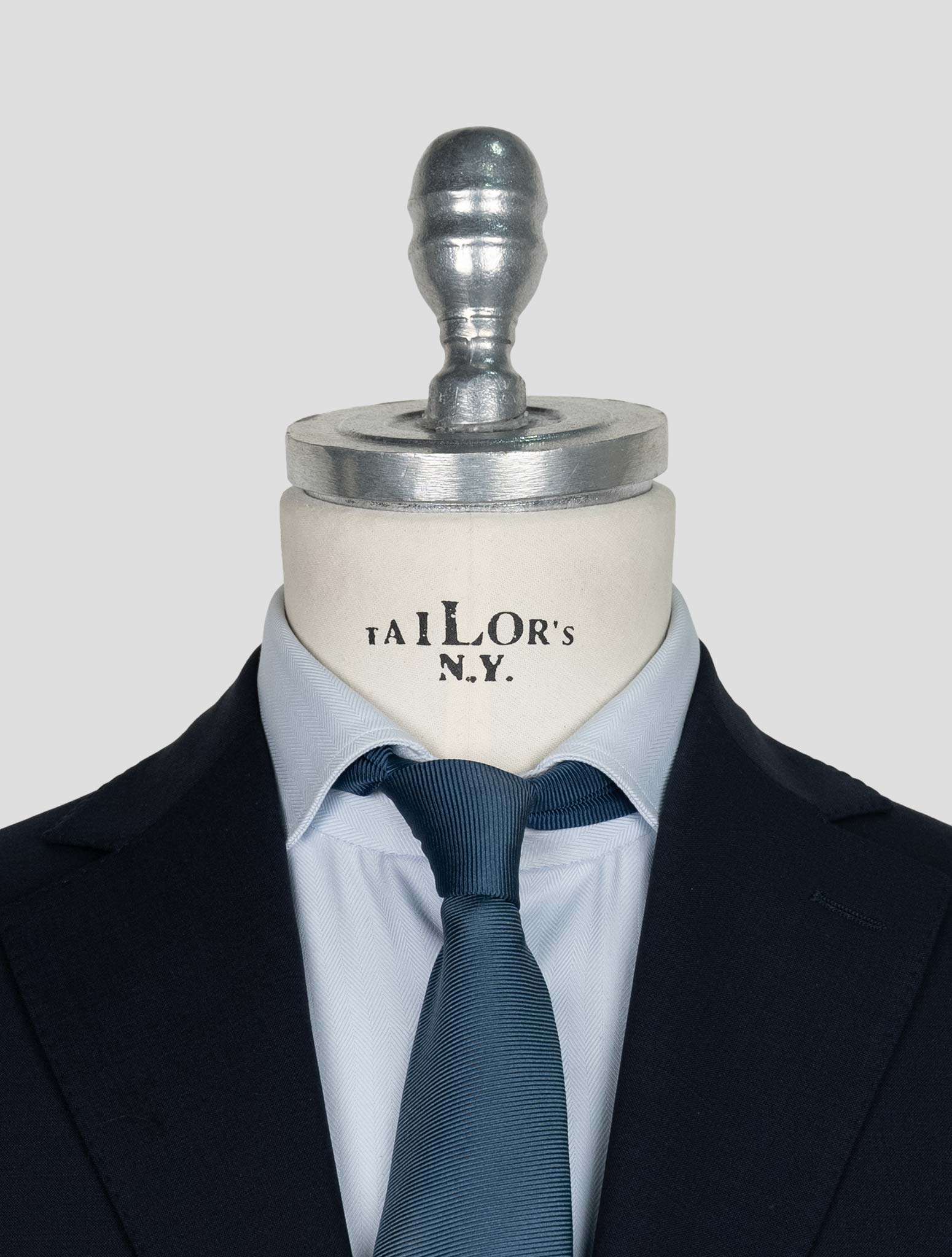 Sartorio Napoli Dark Blue Virgin Wool Ea Suit