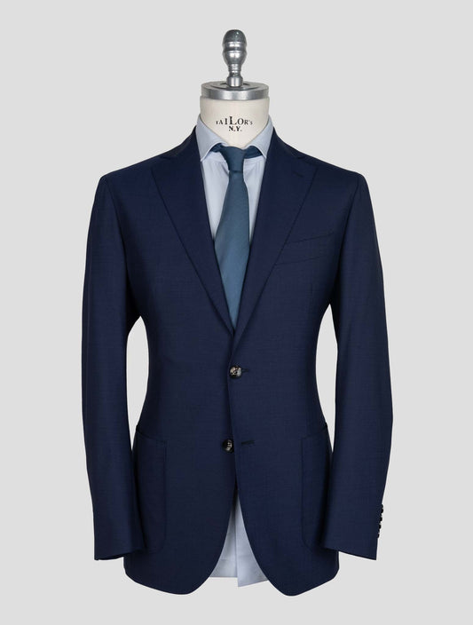 Sartorio Napoli  Blue Virgin Wool Ea Suit