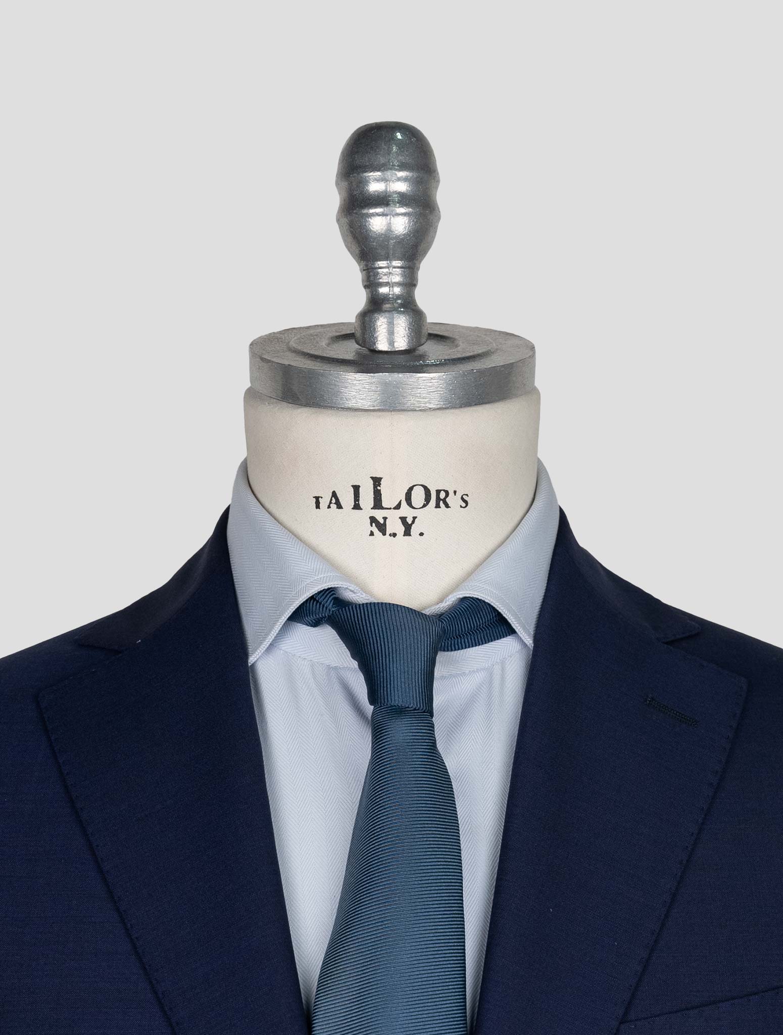 Sartorio Napoli  Blue Virgin Wool Ea Suit