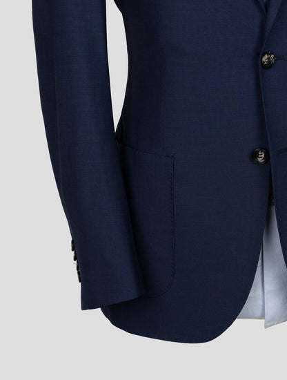 Sartorio Napoli  Blue Virgin Wool Ea Suit
