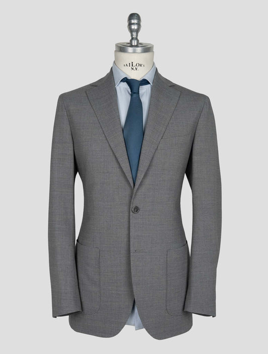 Sartorio Napoli  Gray Virgin Wool Ea Suit