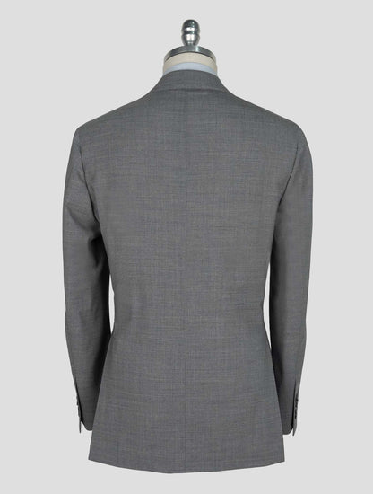 Sartorio Napoli  Gray Virgin Wool Ea Suit